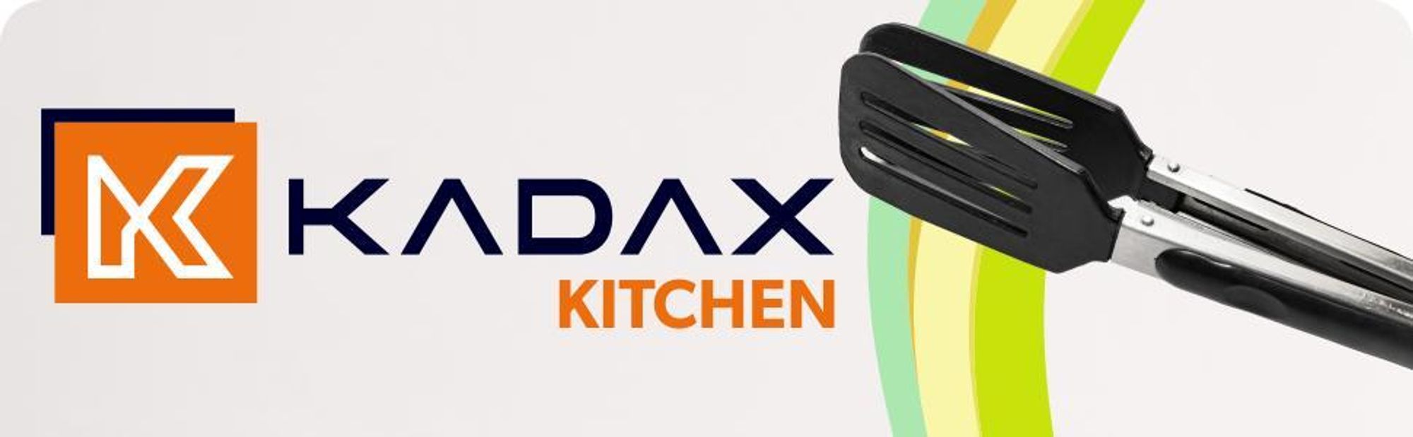 KADAX Küchenzange, Universalzange aus Edelstahl mit Silikon, Servierzange