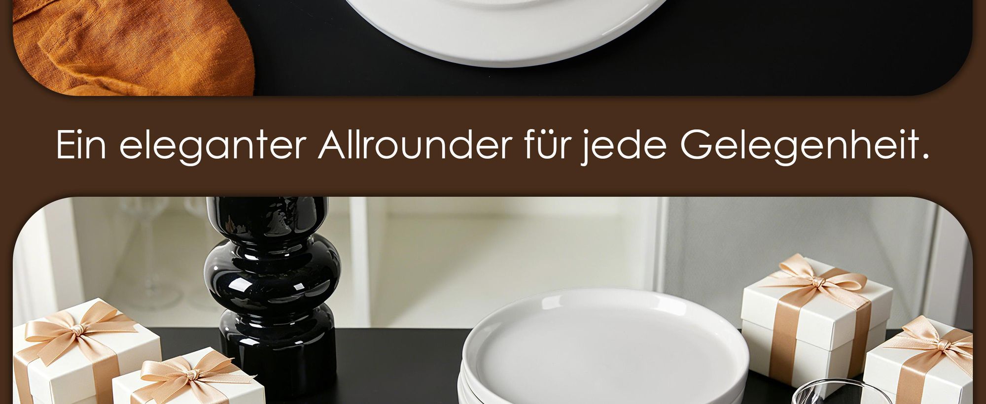 Teller set 4er Ø21 cm Keramik Speiseteller Essteller Frühstücksteller Flachteller set für 4 Personen Plate Mikrowellen- und Spülmaschinenfest