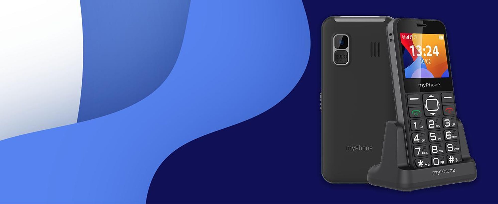 MYPHONE HALO 3 2G-MOBILTELEFON MIT TASTATUR FÜR SENIOREN (SOS-Funktion)