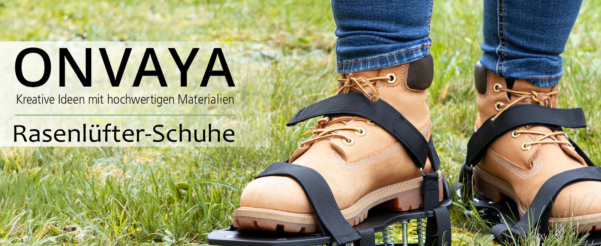 Stabile Rasenlüfter-Schuhe mit Doppelsohlen-Konstruktion