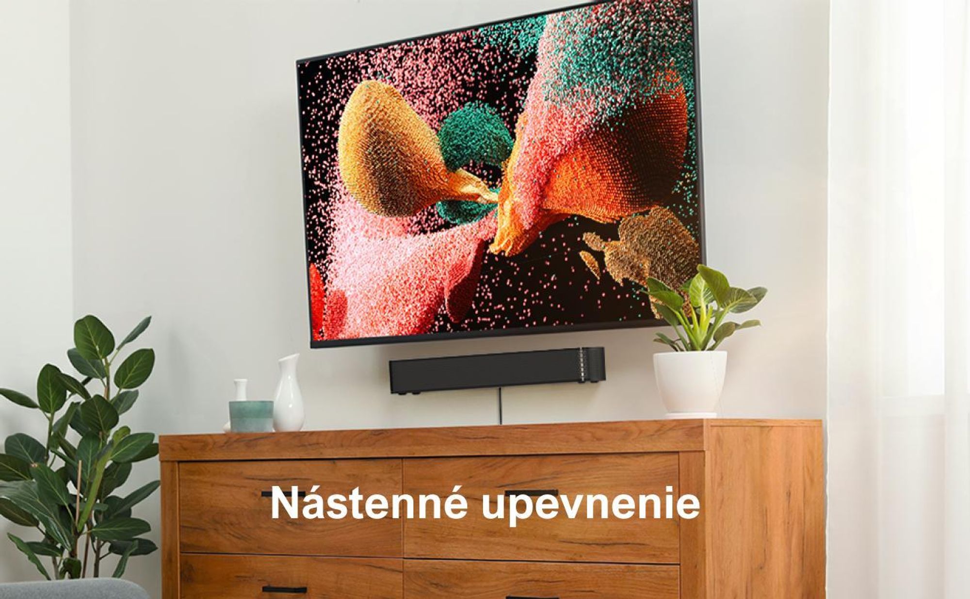ULTIMEA 2.1-kanálový soundbar pre televízor s nastaviteľnými basmi, ovládaním cez aplikáciu, all-in-one soundbar, televízny reproduktor Bluetooth 5.4, Poseidon M20