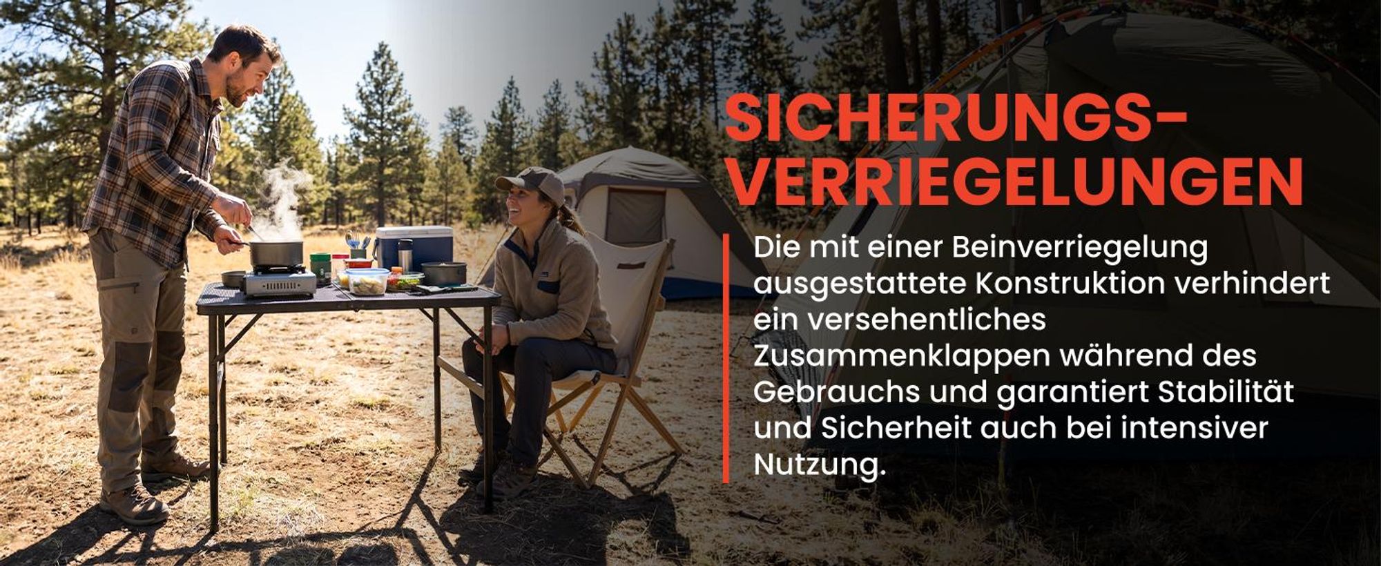 Campingtisch Klapptisch im Koffer höhenverstellbar 2/70cm Gartentisch Aluminium
