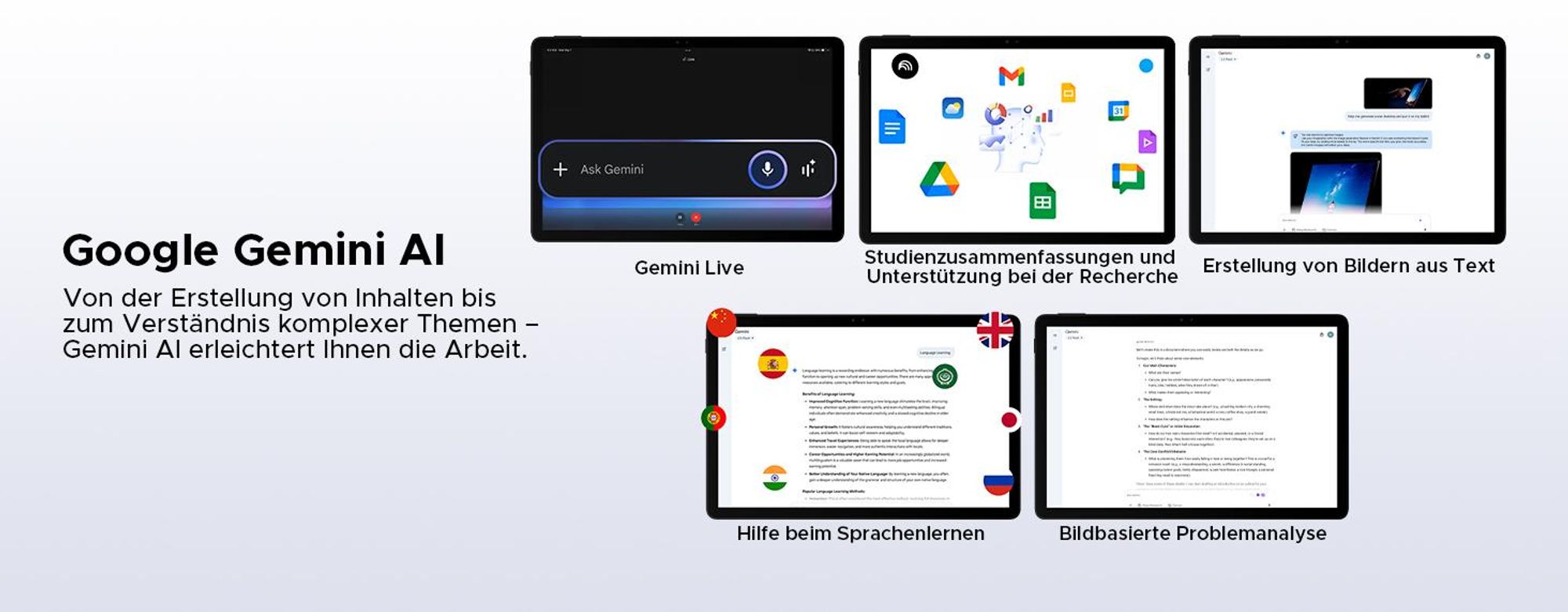 AP11 Tablet Android 16, 48GB RAM+128GB ROM/2TB, 11 Zoll 90Hz HD IPS, T7250 Octa-Core, 8800mAh, Gemini AI, Widevine L1-Tastatur, Stift, Maus und Hülle