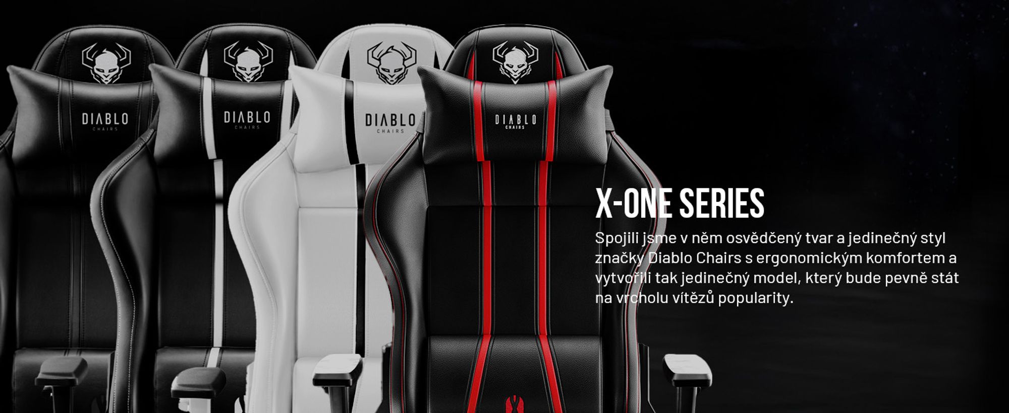 Herní židle Diablo X-One 2.0 Kancelářská židle Nastavitelné područky Ergonomický design krku/bederní polštář, Barva: Černá-Bílá, Velikost: King