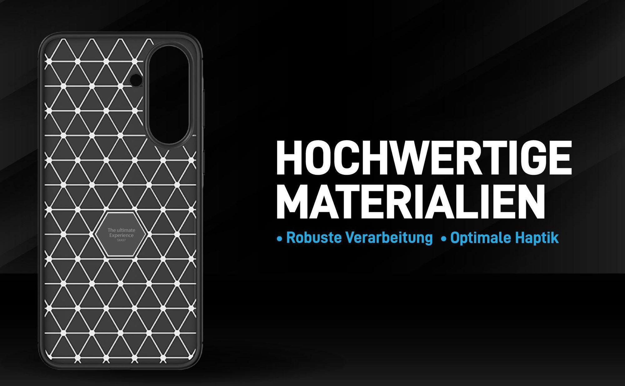 Handyhülle für das Samsung Galaxy A57 5G im Carbon Look
