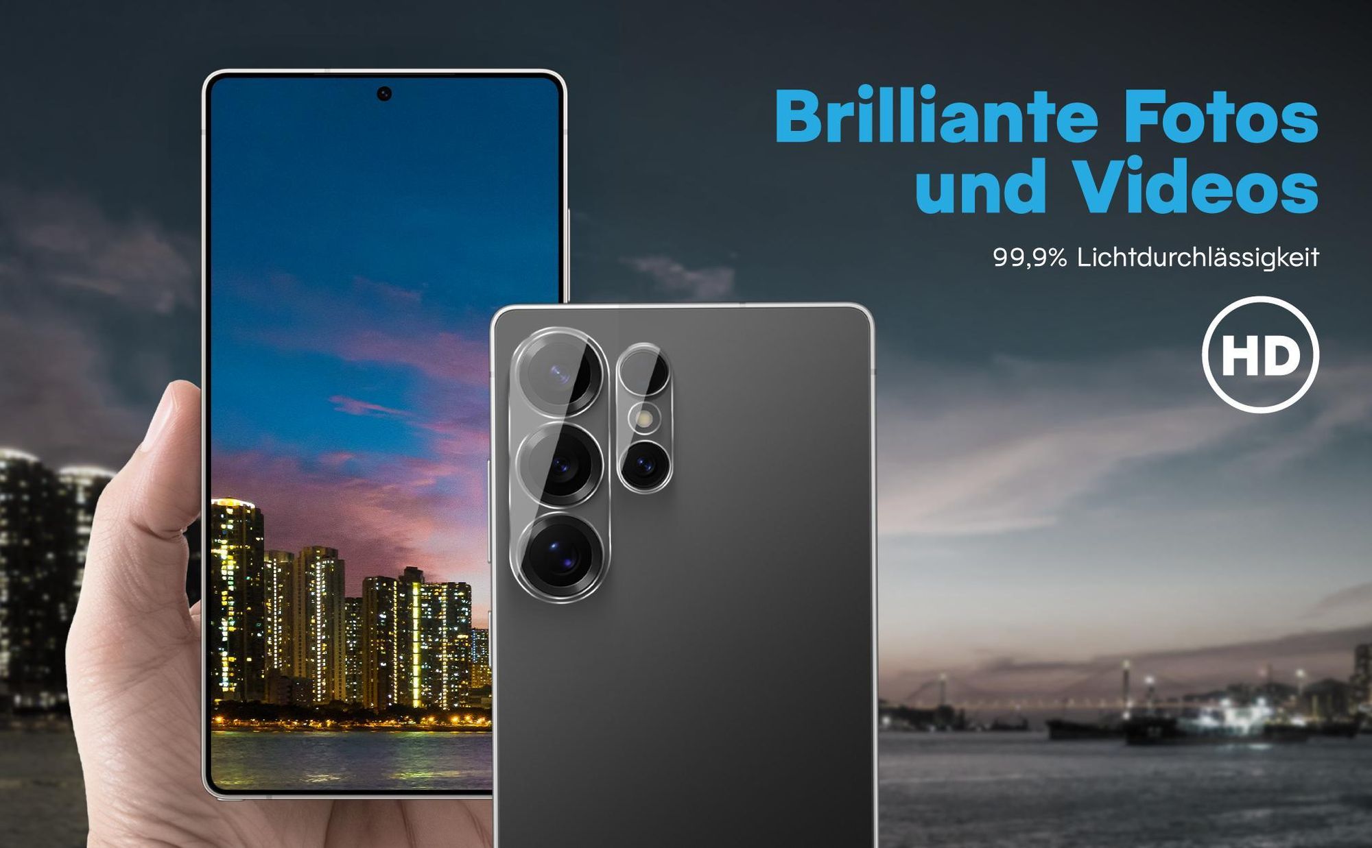 Brilliante Bildqualität mit dem Samsung Galaxy S26 Ultra dank 99,9% Lichtdurchlässigkeit