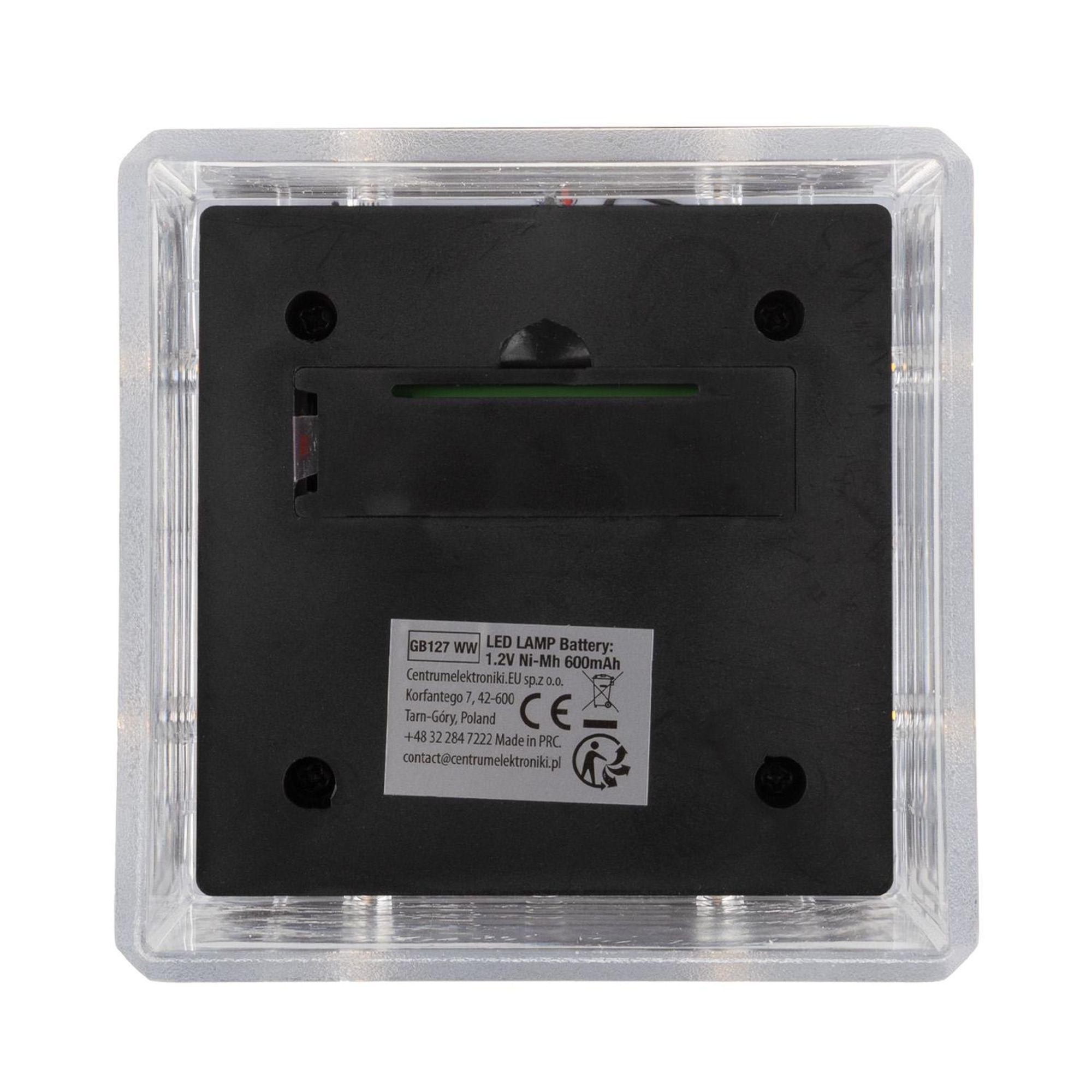 GreenBlue LED-Solarlampe für Pfosten 80 x 80 mm Briefumschlag-Abdeckung 3200 K GB127 WW