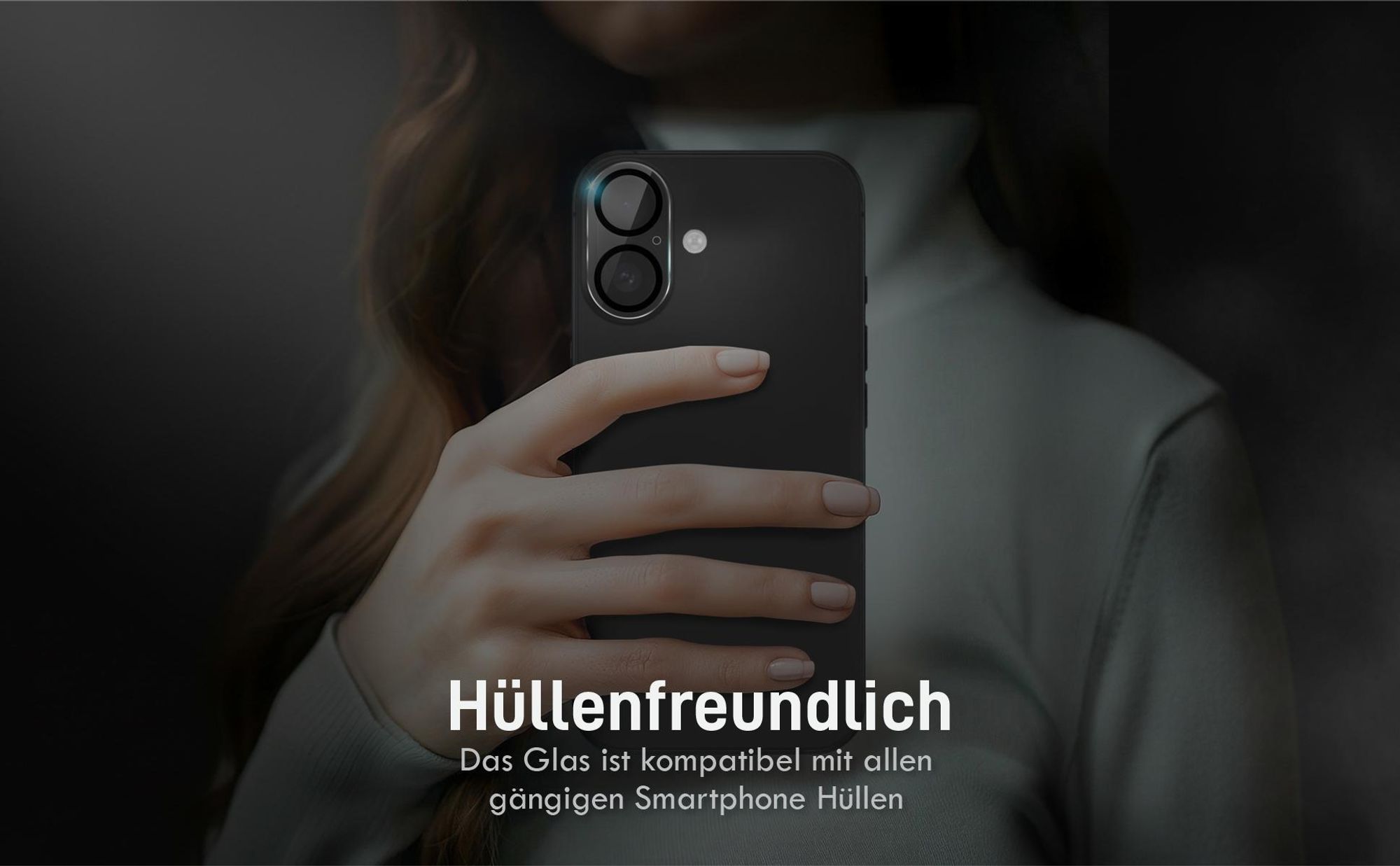 4x 9H Schutzglas (2x Kamera + 2x Display) Apple iPhone 16 in passgenauem Design