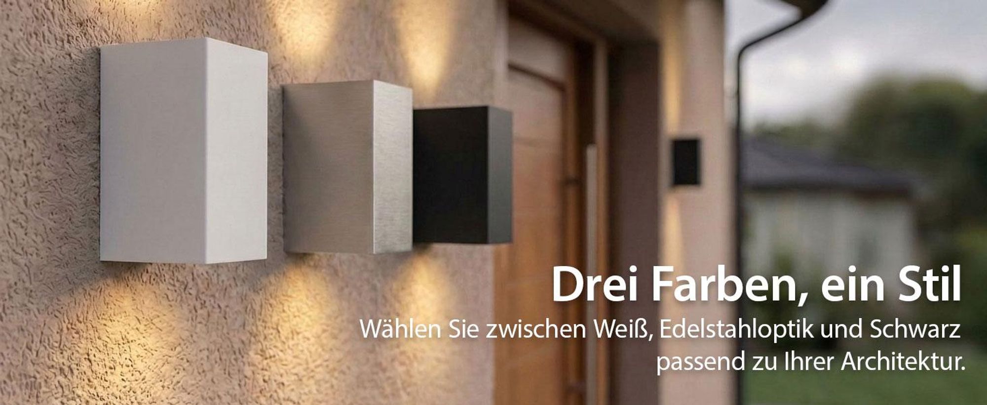 Maxkomfort Aussenleuchte 1268B1 Schwarz IP54 up&down GU10 Außenwandleuchte