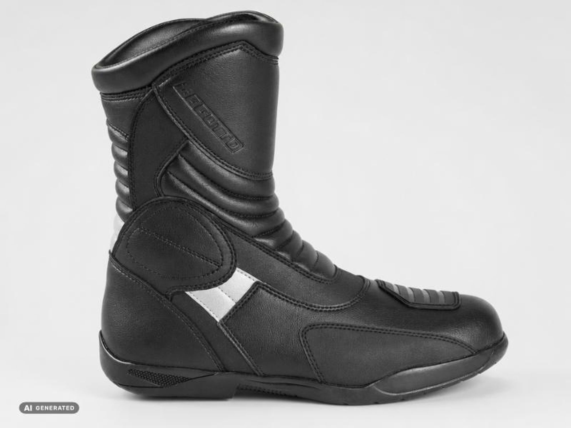 Bogotto Andamos wasserdichte Motorradstiefel, schwarz, 45