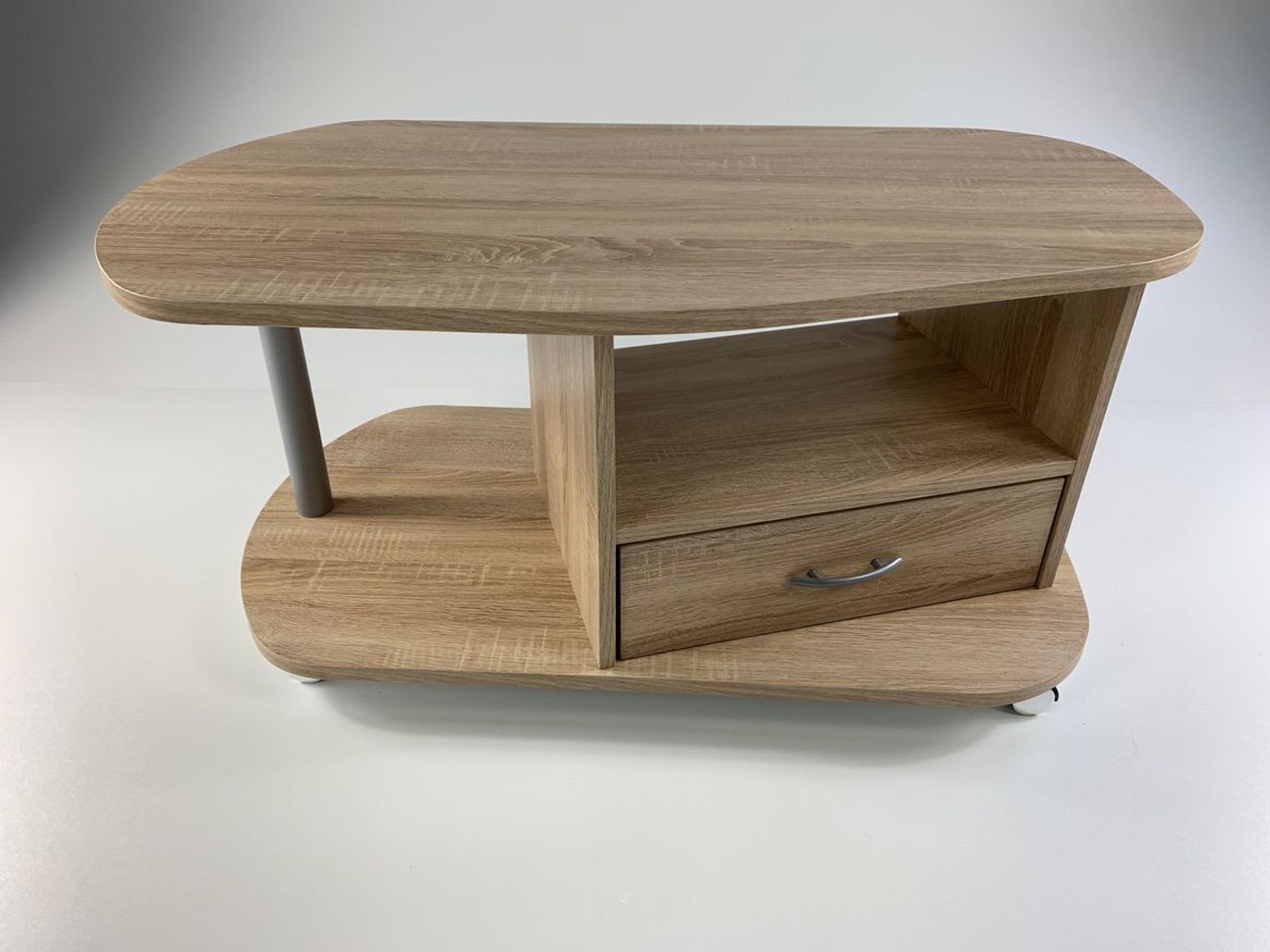 Couchtisch Sofatisch Kaffeetisch modern Schräge Lotta Sonoma eiche Sägerau NEU
