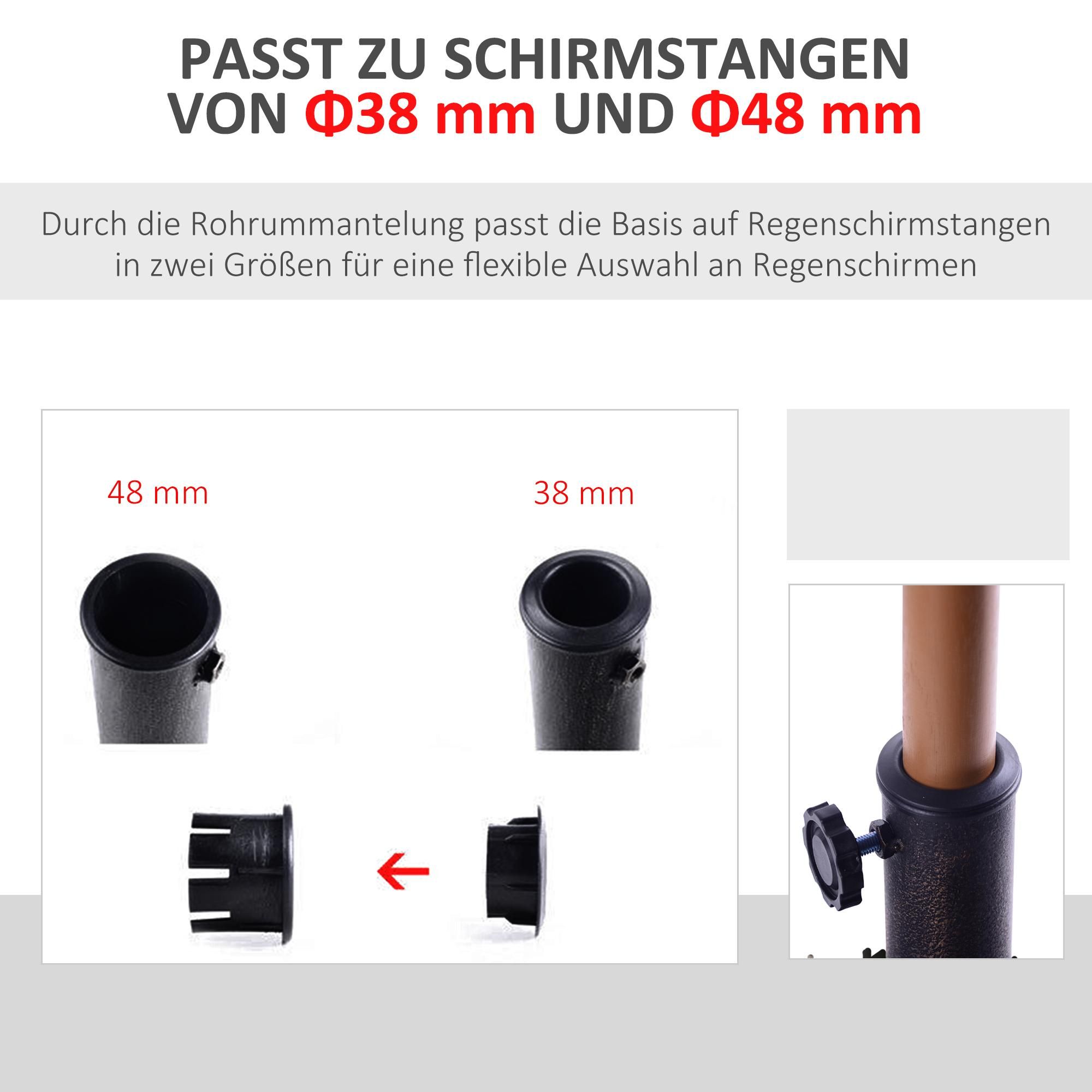 Schirmgewicht Ständer Garten