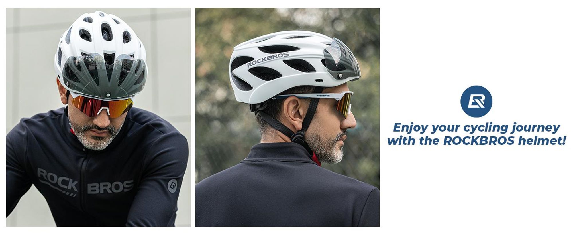 ROCKBROS Fahrradhelm Abnehmbaren Magnet Brillen Visier Damen Herren Rennradhelm Lila 54-58cm, M