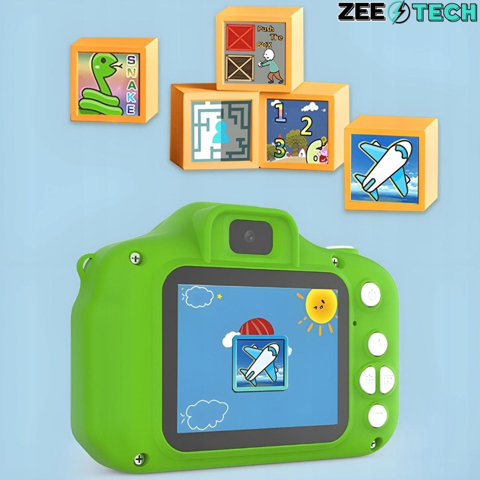 Digitale Fotokamera Für Kinder 40 Mp Spielkamera Mit Spielen + 32Gb Speicherkarte