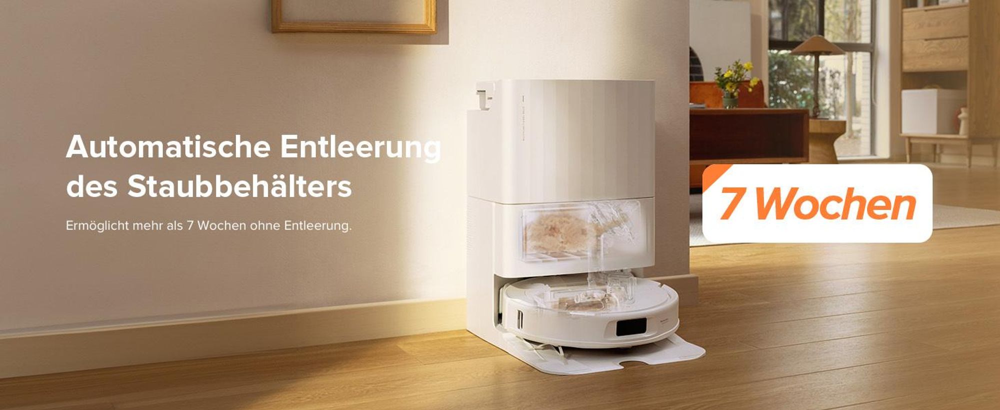 Roborock Qrevo Pro Saugroboter, 60°C-Heißwasser-Moppwäsche, FlexiArm Kantenreinigung, Hebarer Mopp, Teppichstrategie (Upgrade von Qrevo S ) Weiß