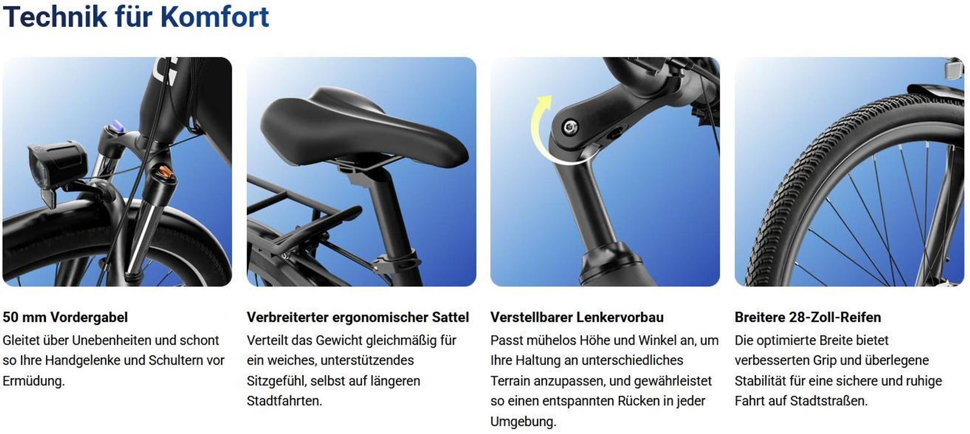 E-Bike, Trekking, Elektrofahrrad, Trekkingrad, E-Cityrad, E-Citybike, City E-Bikes