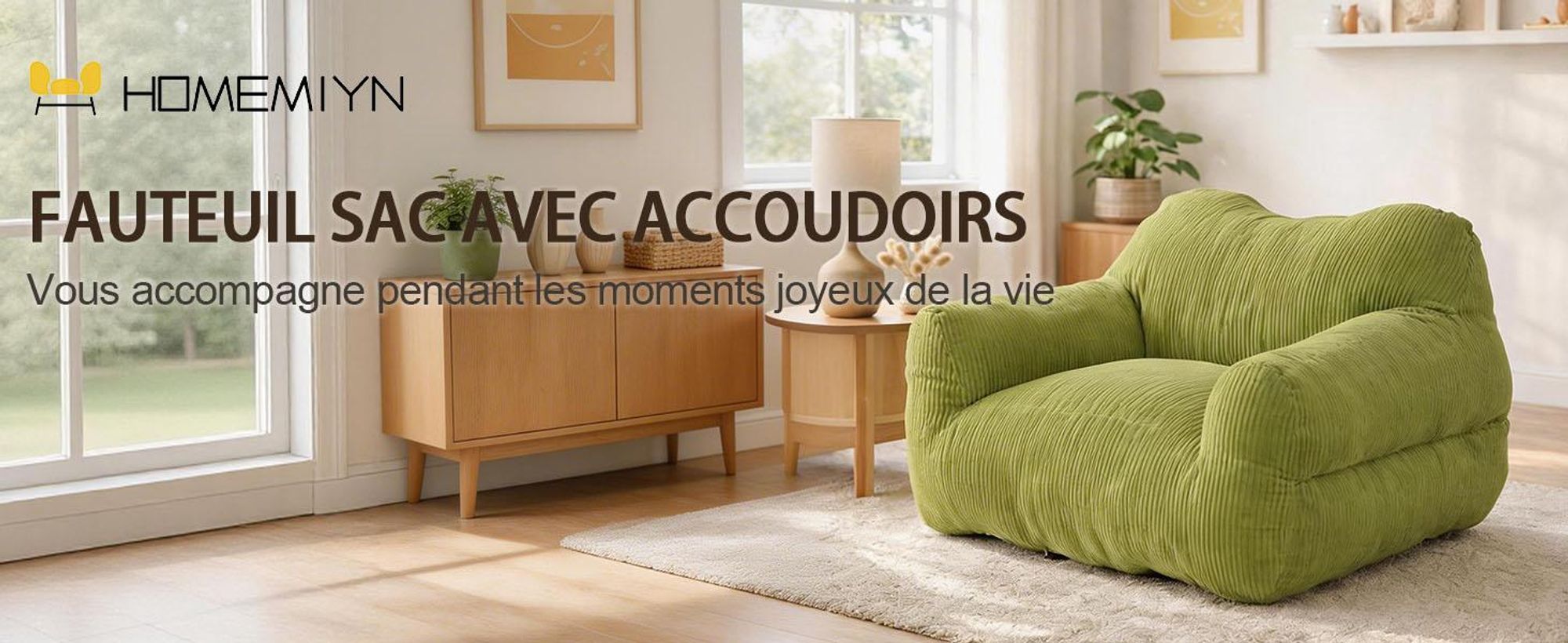 Pouf géant pour adulte, rembourrage en mousse déchiquetée, canapé de sol moelleux, forme carrée, vert gazon