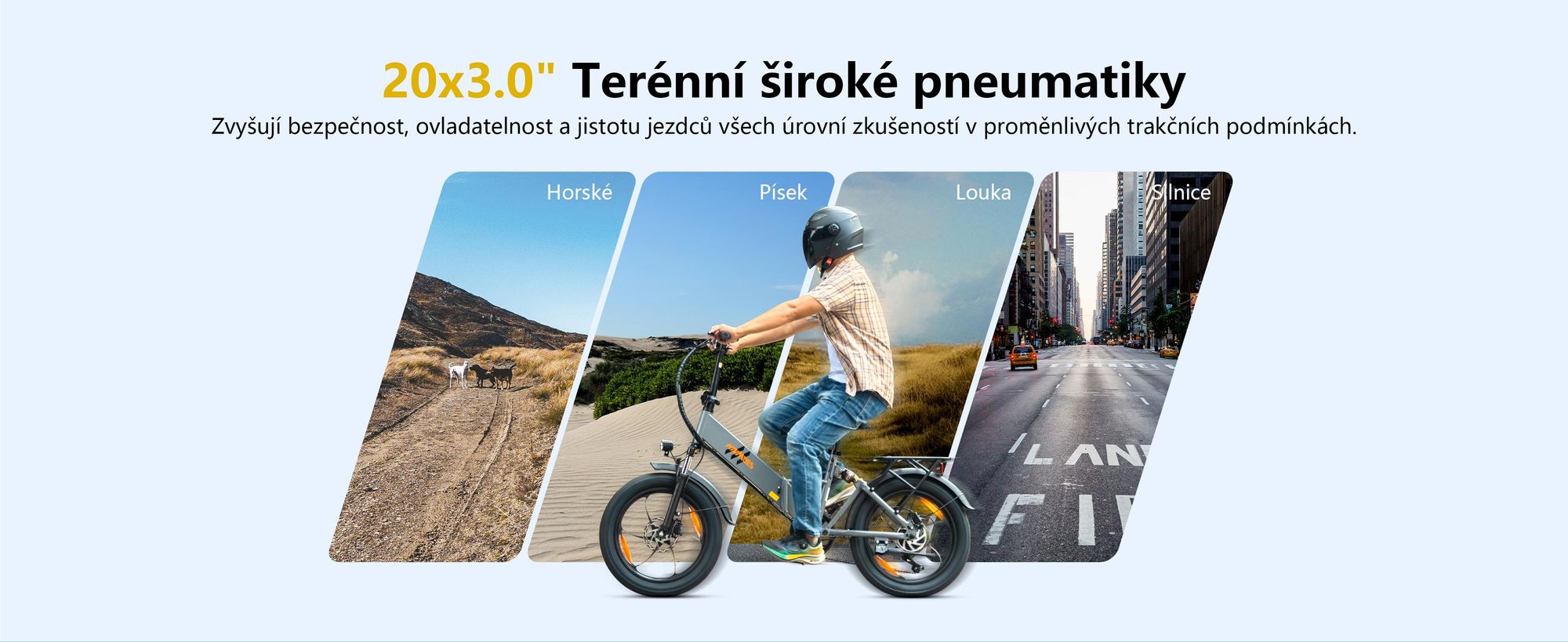 Elektrokolo HillMiles Mile 2 - Baterie 36V13Ah 20 palcová kola dvojité hydraulické brzdy - Šedá