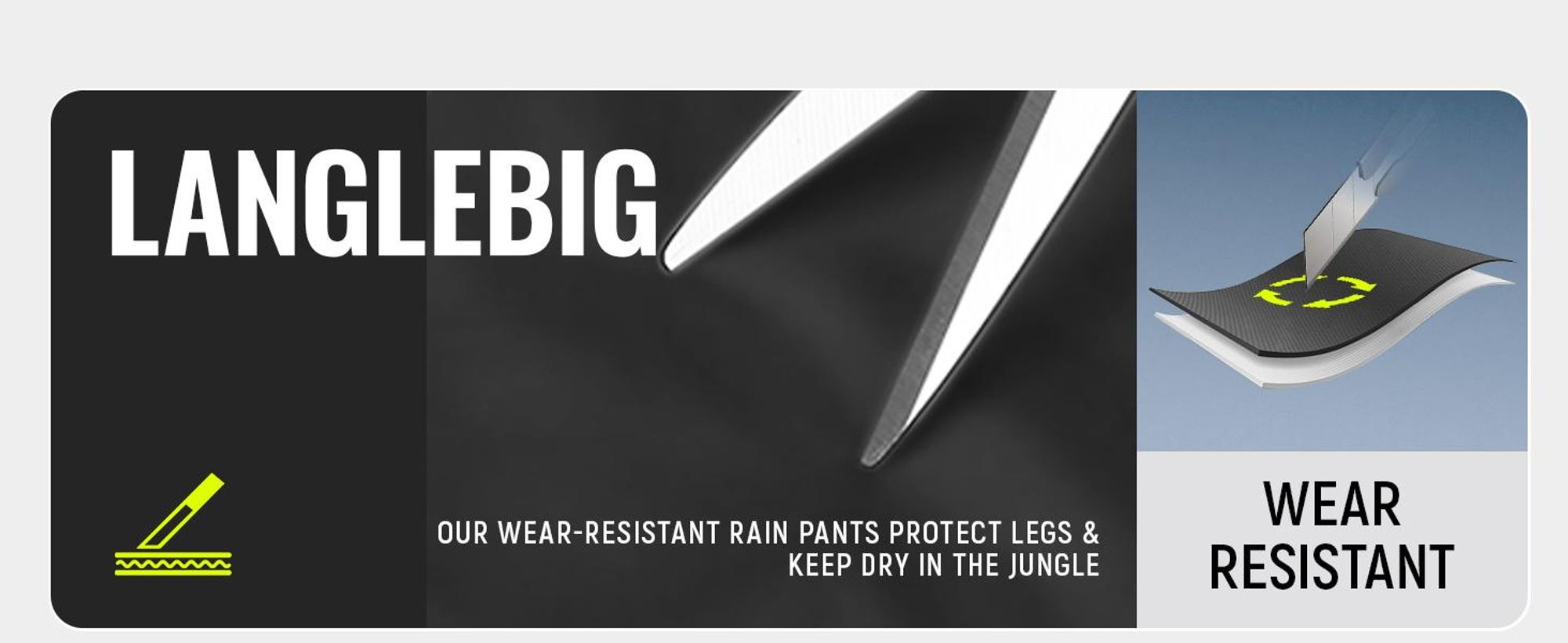 BUBW – Damen Outdoor Regenhose – wasserdicht & winddicht – leicht & packbar – mit reflektierenden Streifen – zum Wandern, Radfahren & Angeln