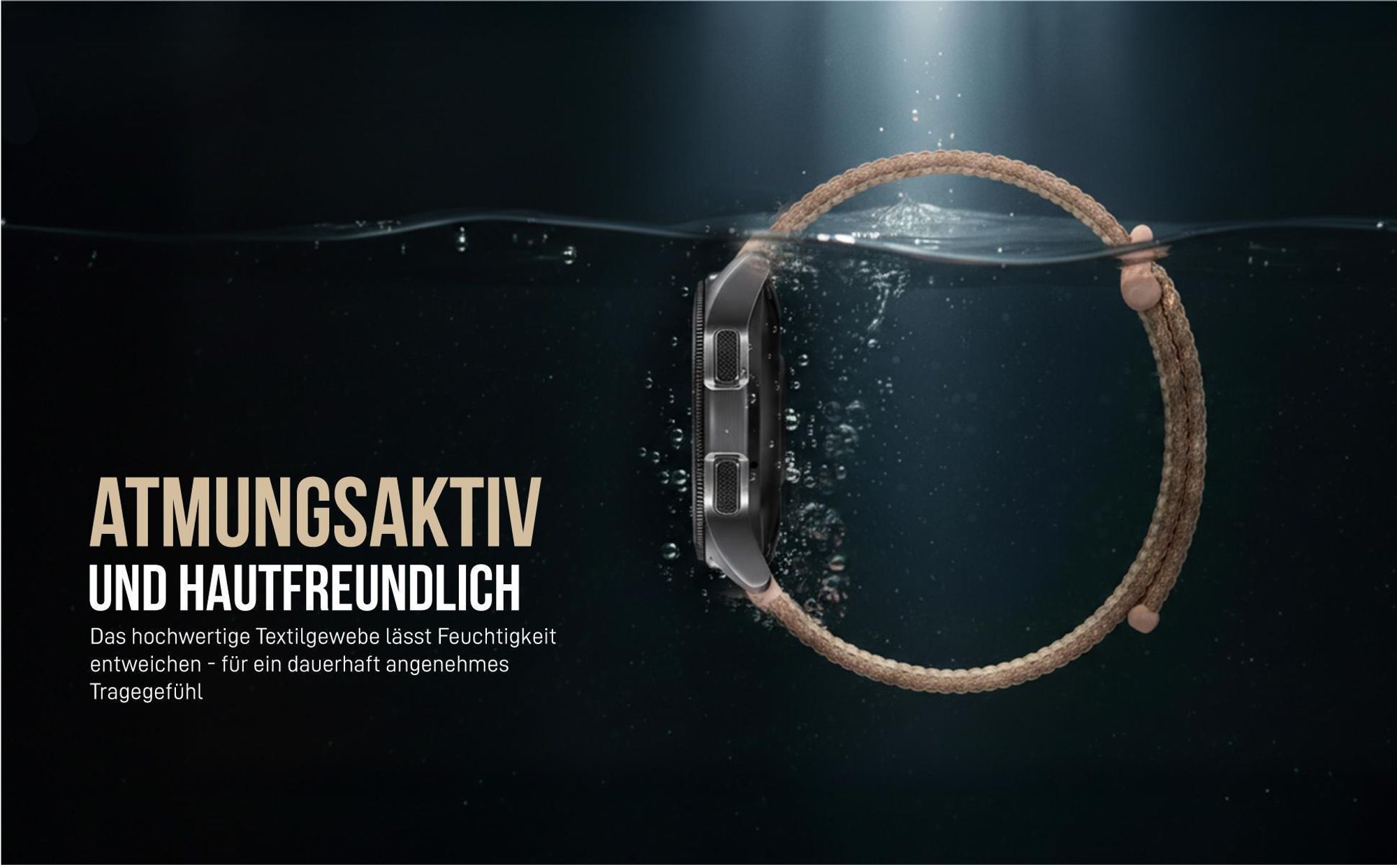 Atmungsaktives Smartwatch Band für Samsung Galaxy Watch (2018) 46mm