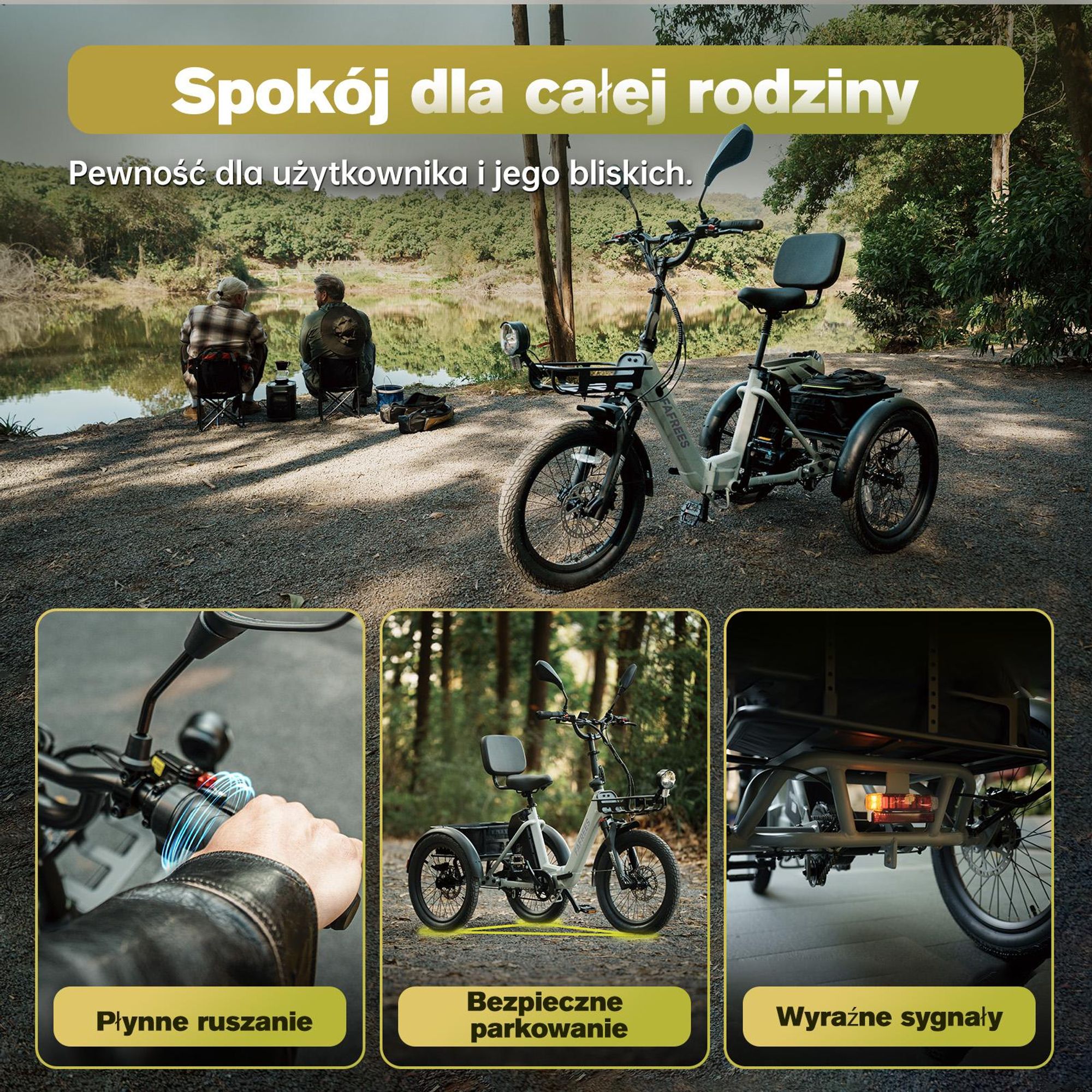 FAFREES F20 Mate II Rower elektryczny - Silnik 250W Akumulator 48V21AH 20 Calowe Opony Hydrauliczny hamulec tarczowy - Czarny Gunfire