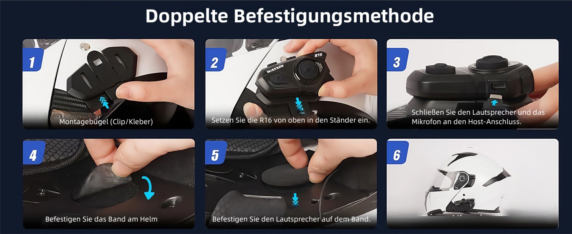 Headset, Interphone, Gegensprechanlage, Motorrad Intercom, Bluetooth Intercom, Intercom