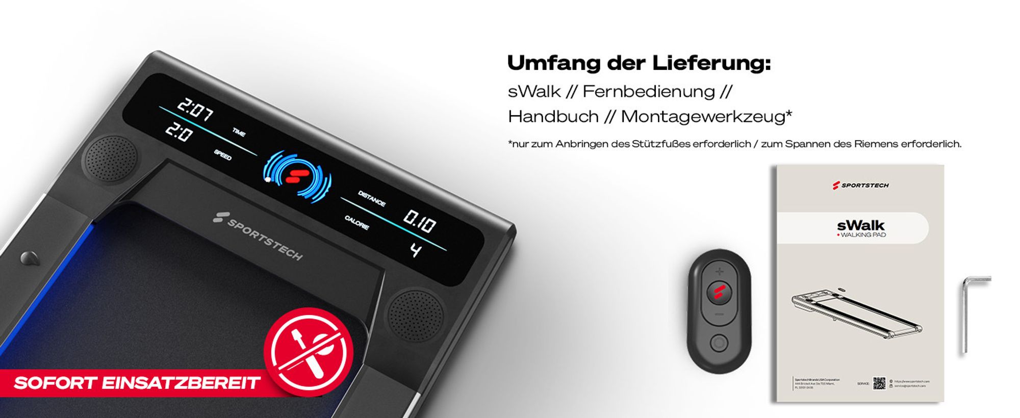 sWalk Grau Sportstech