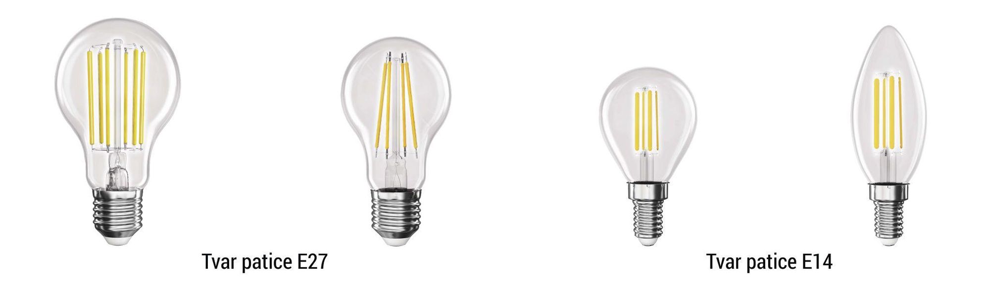 EMOS LED žárovka Filament A60 / E27 / 5 W (75 W) / 1 060 lm / neutrální bílá, ZF5158