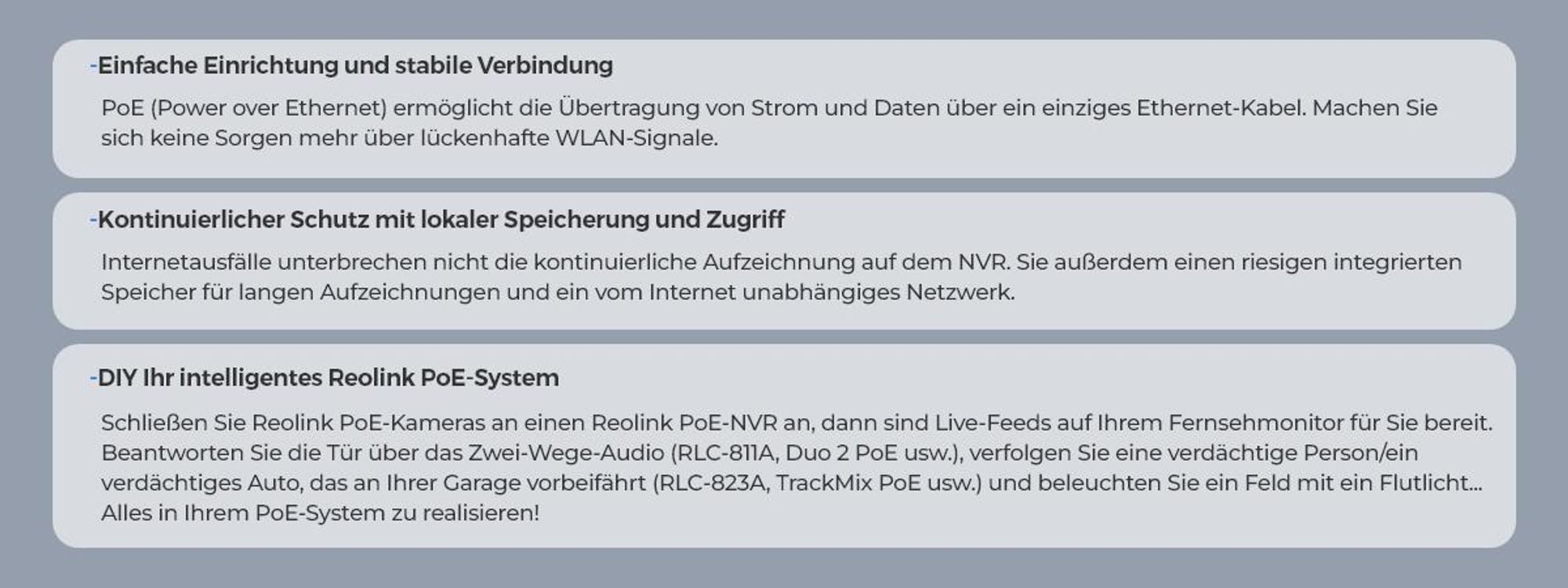 Reolink RLK8-800V4 Überwachungssystem, 4X 4K 8MP IK10 PoE Überwachungskamera & 8CH 2TB HDD NVR, 125° Weitwinkel, Smarte Erkennung, Farbnachtsicht