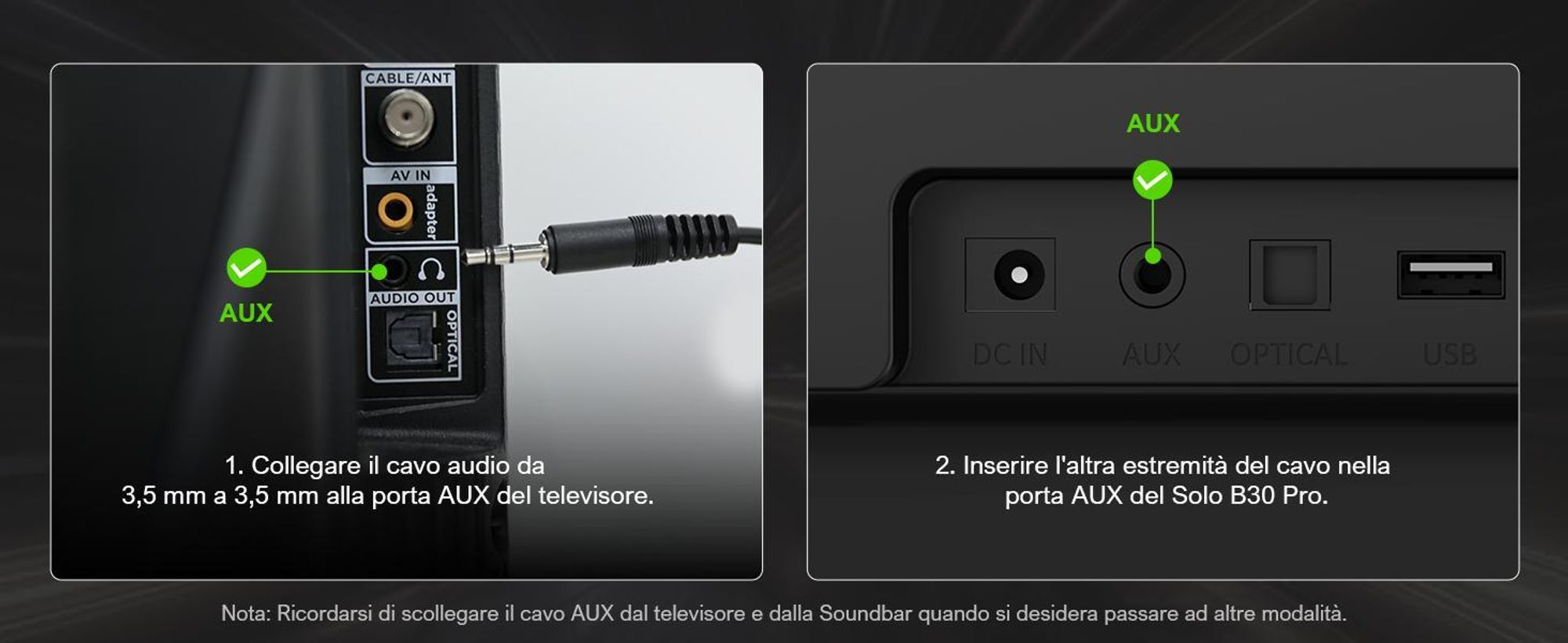 ULTIMEA Soundbar a 2.1 canali per TV con bassi regolabili, controllo tramite app, soundbar all-in-one, altoparlante TV Bluetooth 5.4, Poseidon M20