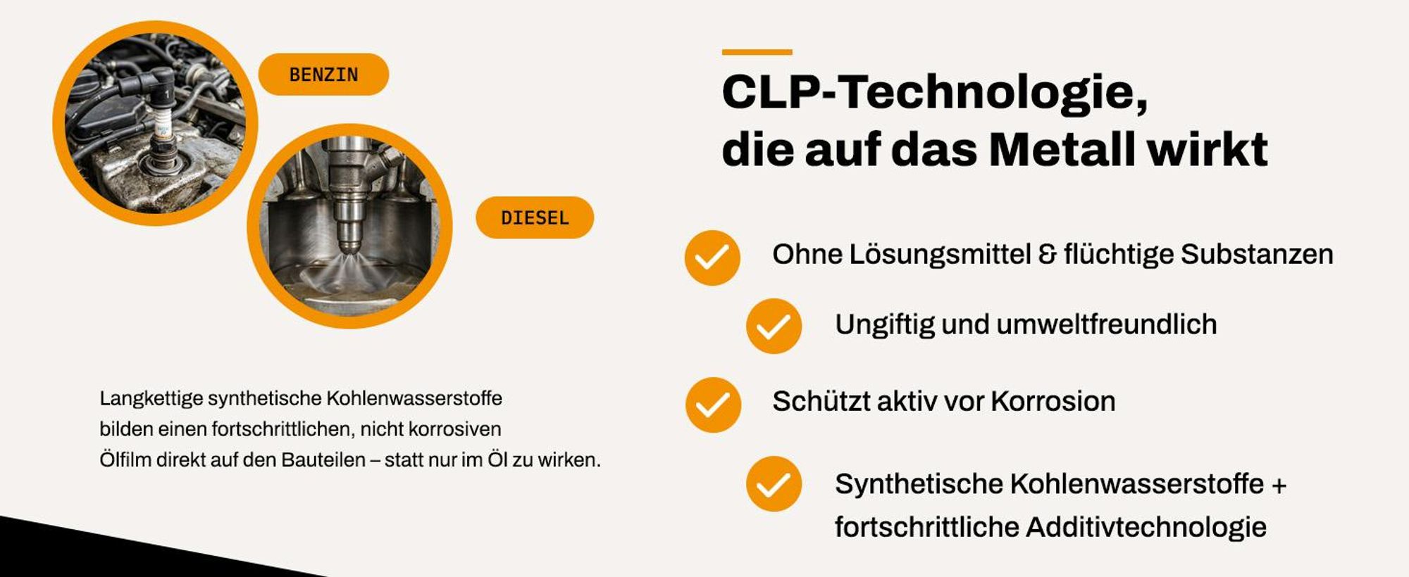 Metal Guard ENGINE Motoröl Additiv 1000 ml Diesel Benzin LPG Turbo DPF Start-Stopp Reibungsschutz Motorschutz Ölzusatz für PKW LKW