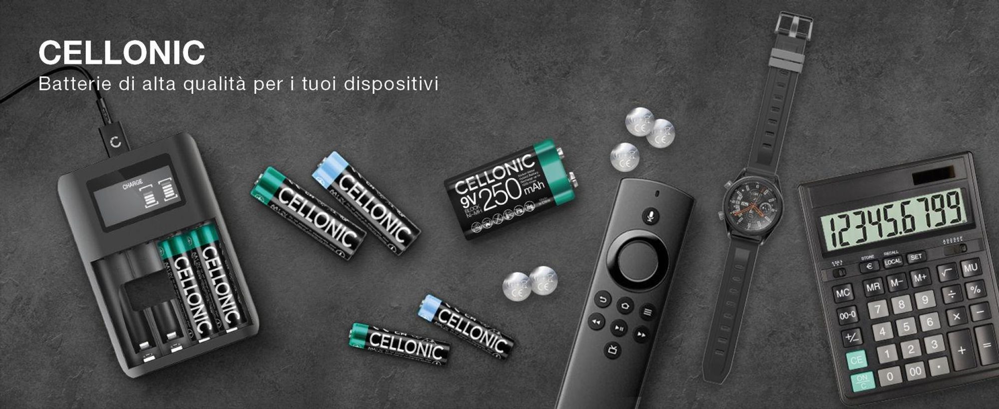 CELLONIC CR1632 Batteria a bottone Lithium compatibile con Chiavi Auto, Dispositivi LED, Ciclocomputer - x6-Pacco batterie