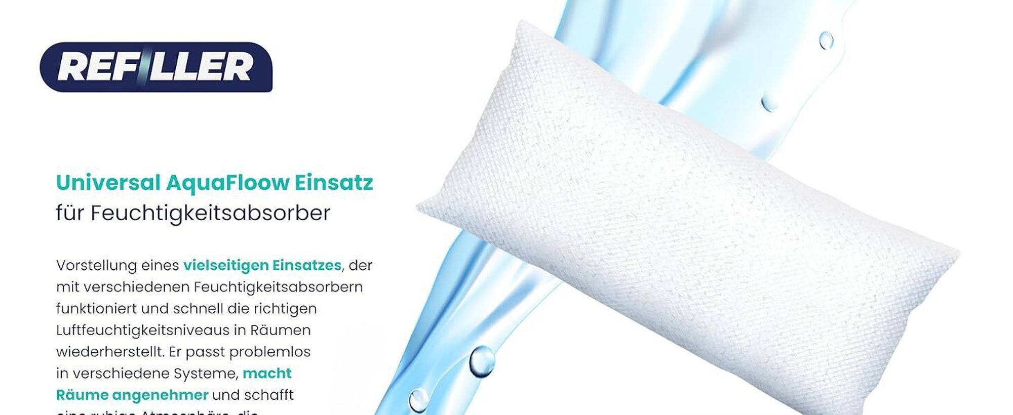 Luftentfeuchter Granulat 40x 250g Nachfüllpack  für Räume bis 20m², ohne Strom, Allergiker geeignet