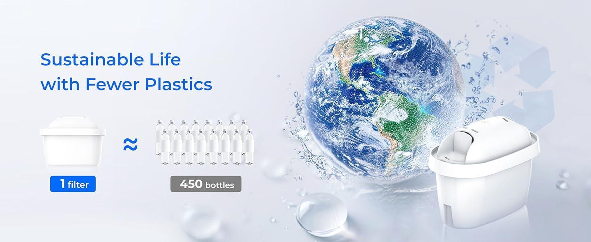 Waterdrop Wasserfilter, Ersatz für Brita® Maxtra+® Plus, Maxtra Pro® All-in-1 , Kompatibel mit Brita® Marella® Kanne (30)