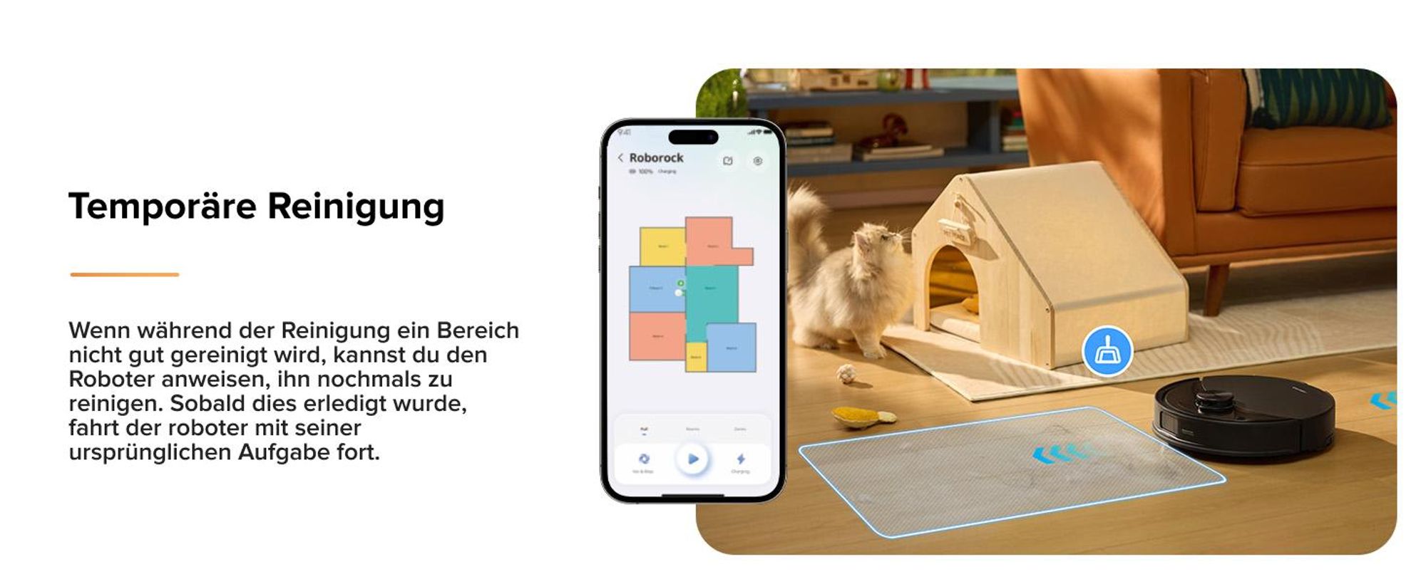 Roborock Q10 S5+ Set Staubsauger Roboter, 10.000 Pa(Upgrade von S8 Plus), Dual Anti-Tangle System, Auto Lifting Mopping, Ideal für Tierhaare (Schwarz)