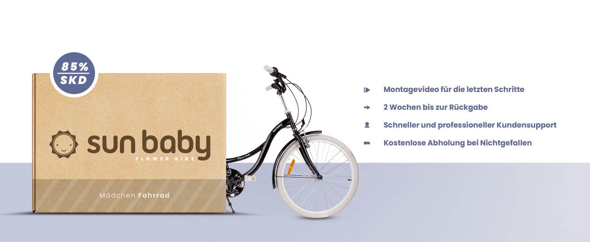 SUN BABY Flower Bike Kinderfahrrad 24 Zoll Mädchen, Fahrrad für Kinder ab 8 Jahre 7-Gang Shimano, V-Brake, Gepäckträger, Reflektoren Aprikose, 24 Zoll