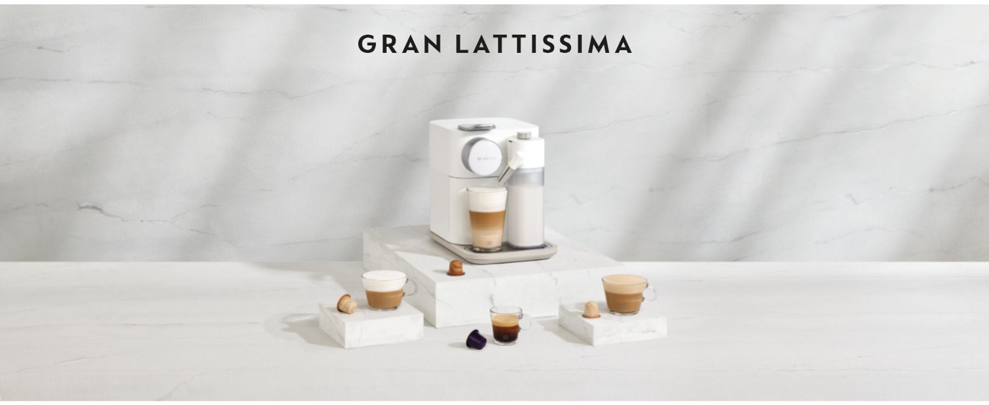 De'Longhi Nespresso Gran Lattissima EN640.W Kaffeekapselmaschine weiß