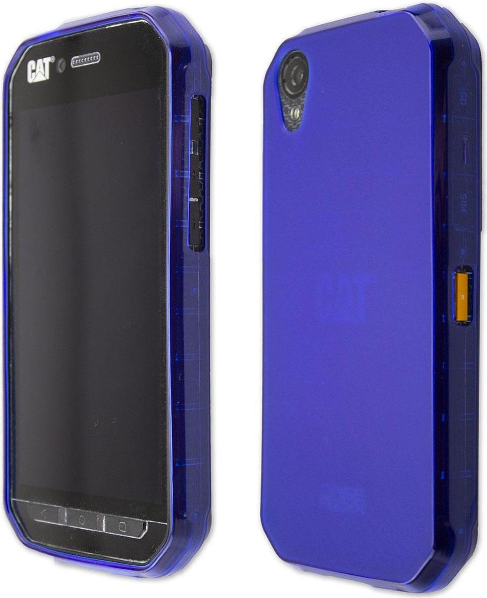 caseroxx Schutz-Hülle TPU-Hülle kompatibel mit Cat S41, Gummi Handy Tasche blau Bild 3