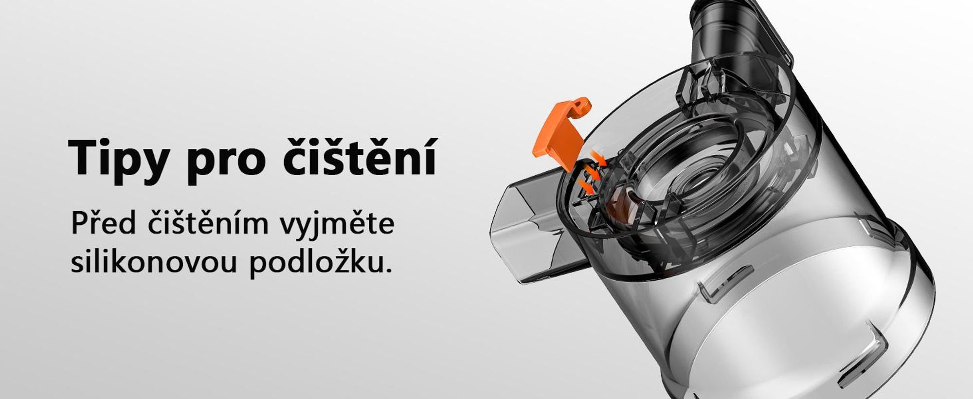 Pomalý odšťavňovač LINKChef SJ-052-EU-BL, objem 1,8 l, vhodný pro zeleninu a ovoce, trojitý filtrační systém, snadno se čistí - černý