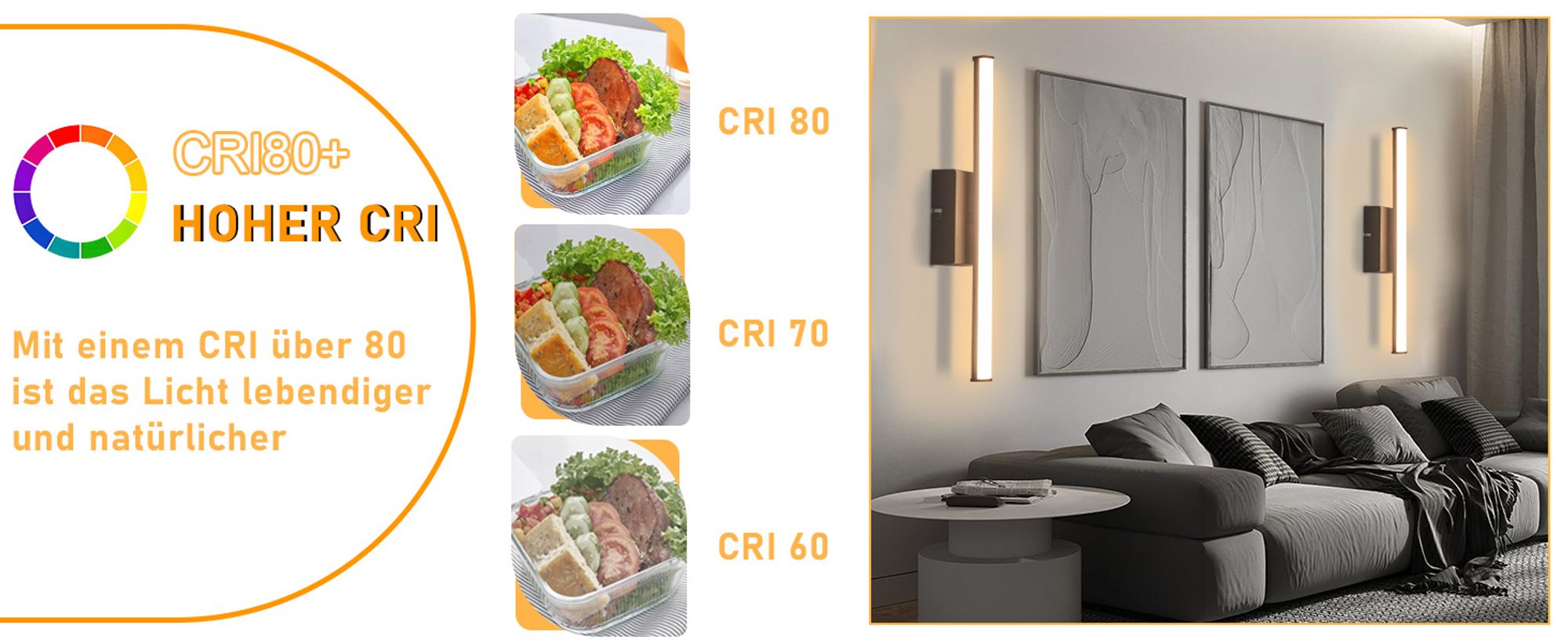 ZMH Wandleuchte Innen Wandlampe LED Modern Wand Lampe Schwarz 6W Wandbeleuchtung Flur Beleuchtung Wellen Design 3000K Warmweiß Licht Wandlicht