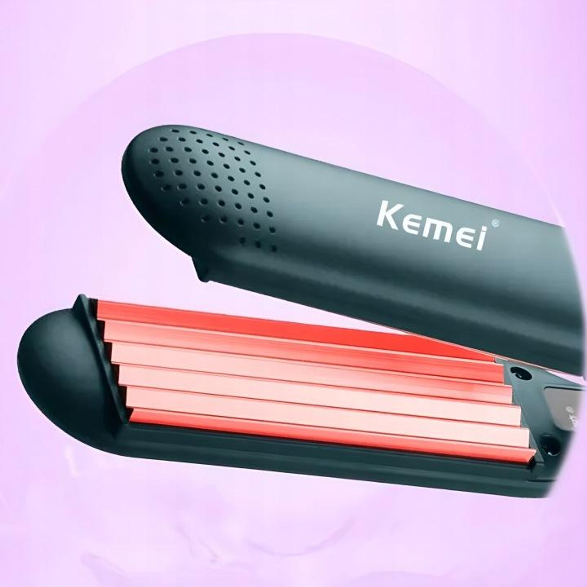 Keramik-Haarwelleisen Kemei Lockenstab Wellen 60W 220 °C