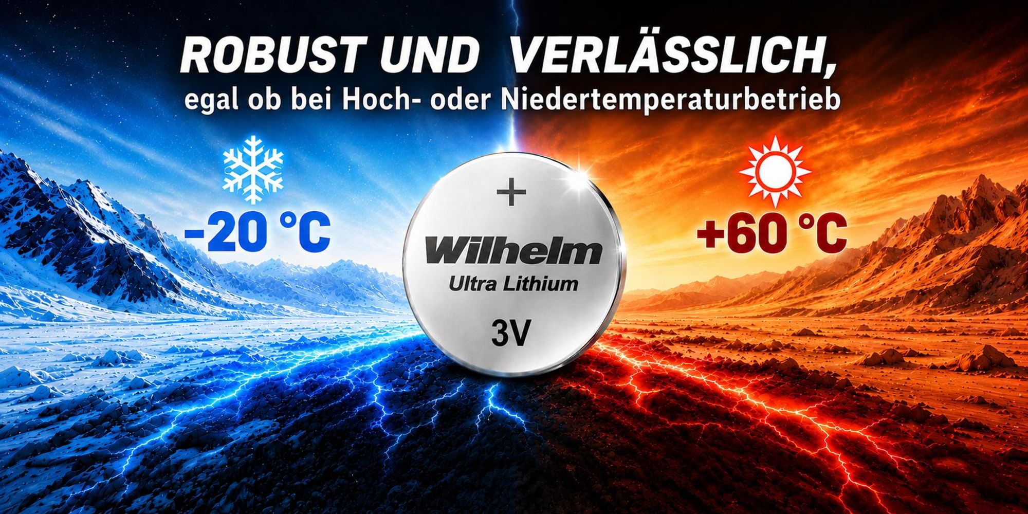 5 x CR1632 WILHELM Blister Lithium Knopfzelle 3V 140 mAh ø16 x 3,2 mm Batterie DL1632