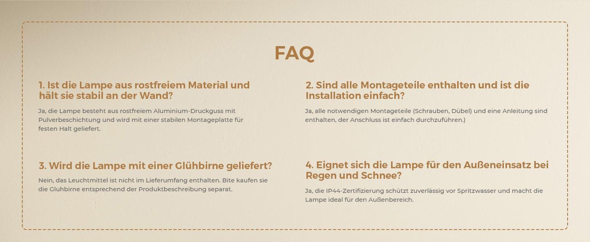 S'AFIELINA Wandleuchte Außen, Außenlampe Wand für Terrasse, Aussenleuchten Hauswand, E27 Fassung, Wandlampe Schwarz, 3 Stück