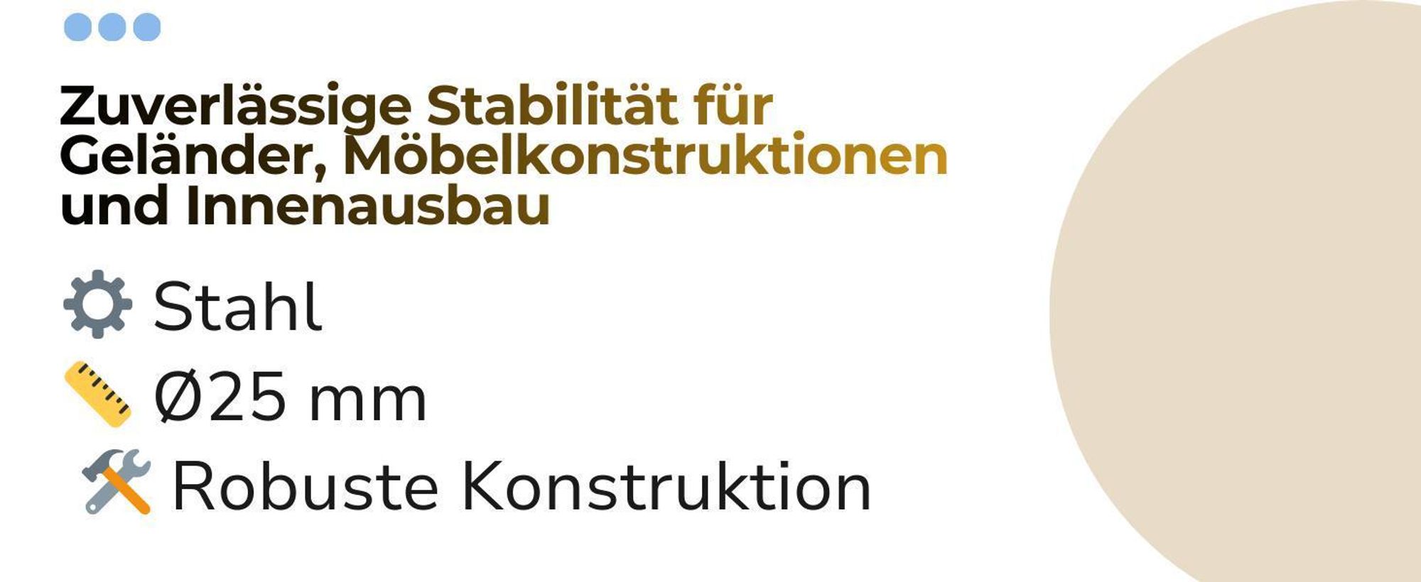 160 cm Metall Rohr Ø25 mm Schwarz Matt Treppengeländer Stange Balustrade Gardinenstange Kleiderstange 0,8 mm Wandstärke Geländer