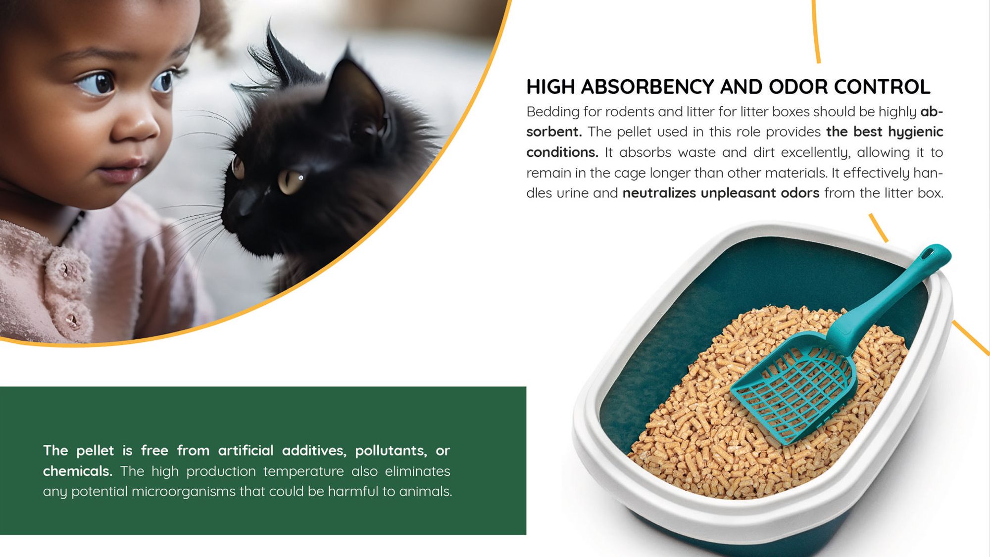 Katzenstreu, Mardom, Holzpellets, Kiefernholz, Saugfähigkeit, Katze, Für Tiere