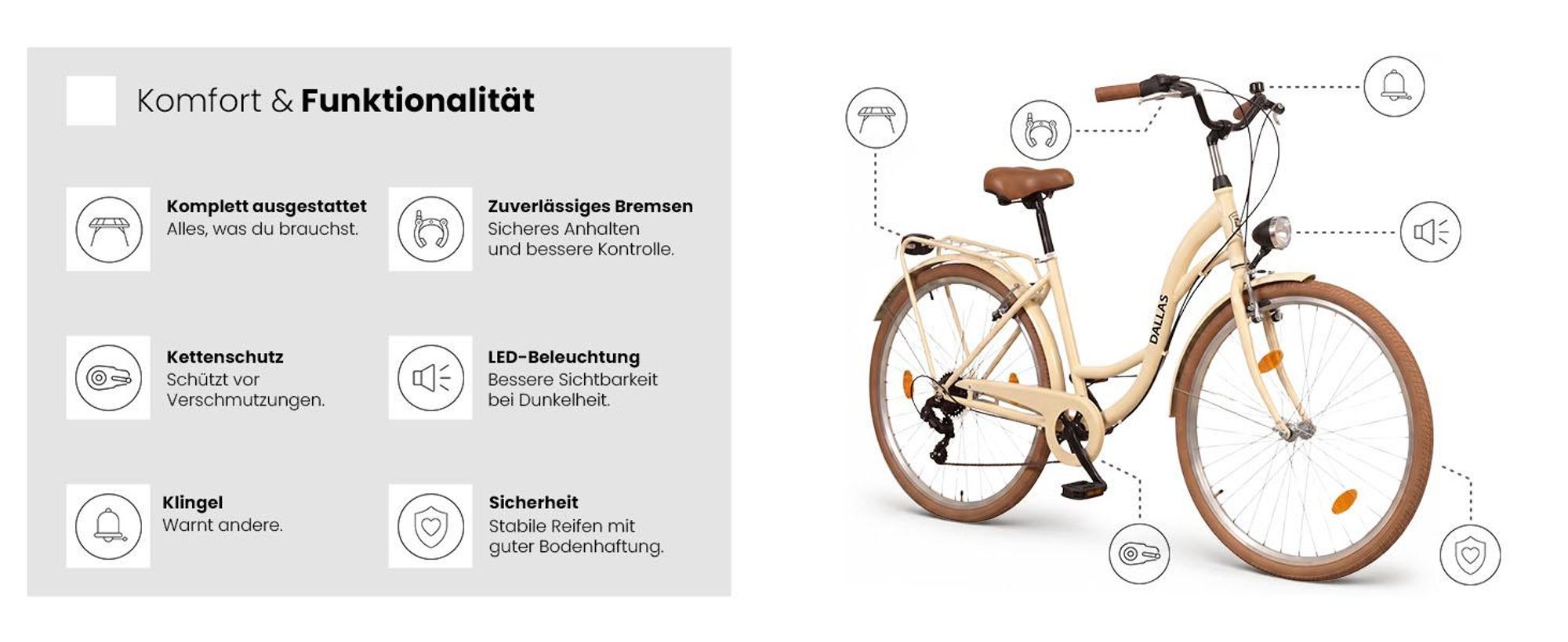 Damenfahrrad 26 Zoll
