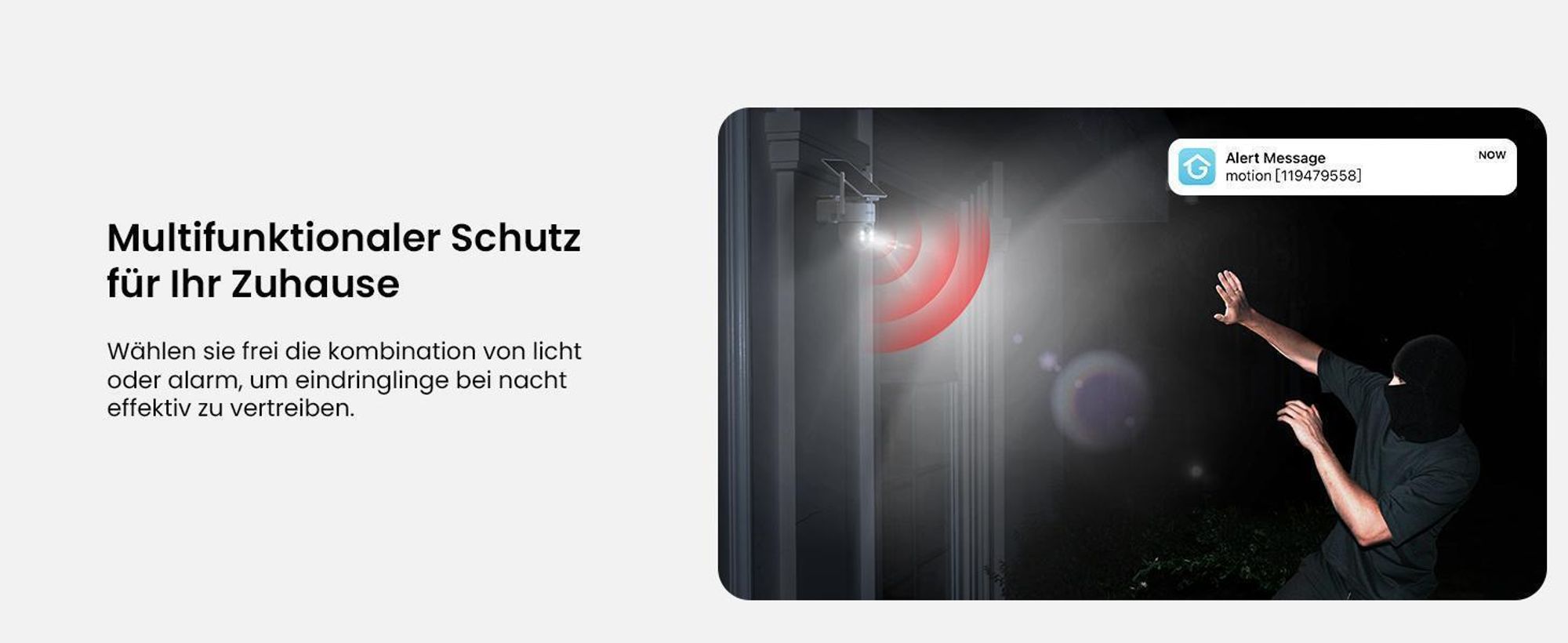 ieGeek 2K bewakingscamera voor buiten, met batterij, WLAN, zonnepaneel, PIR-bewegingssensor, 360° PTZ, IP-camera, nachtzicht en tweewegs audio