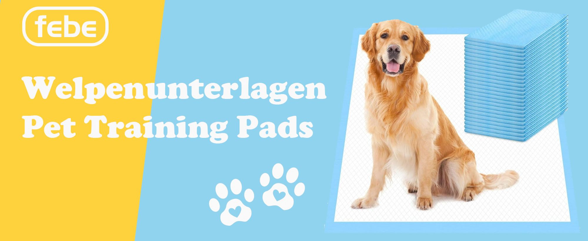 febe welpenunterlagen puppy pads pipi matten hunde toilleten