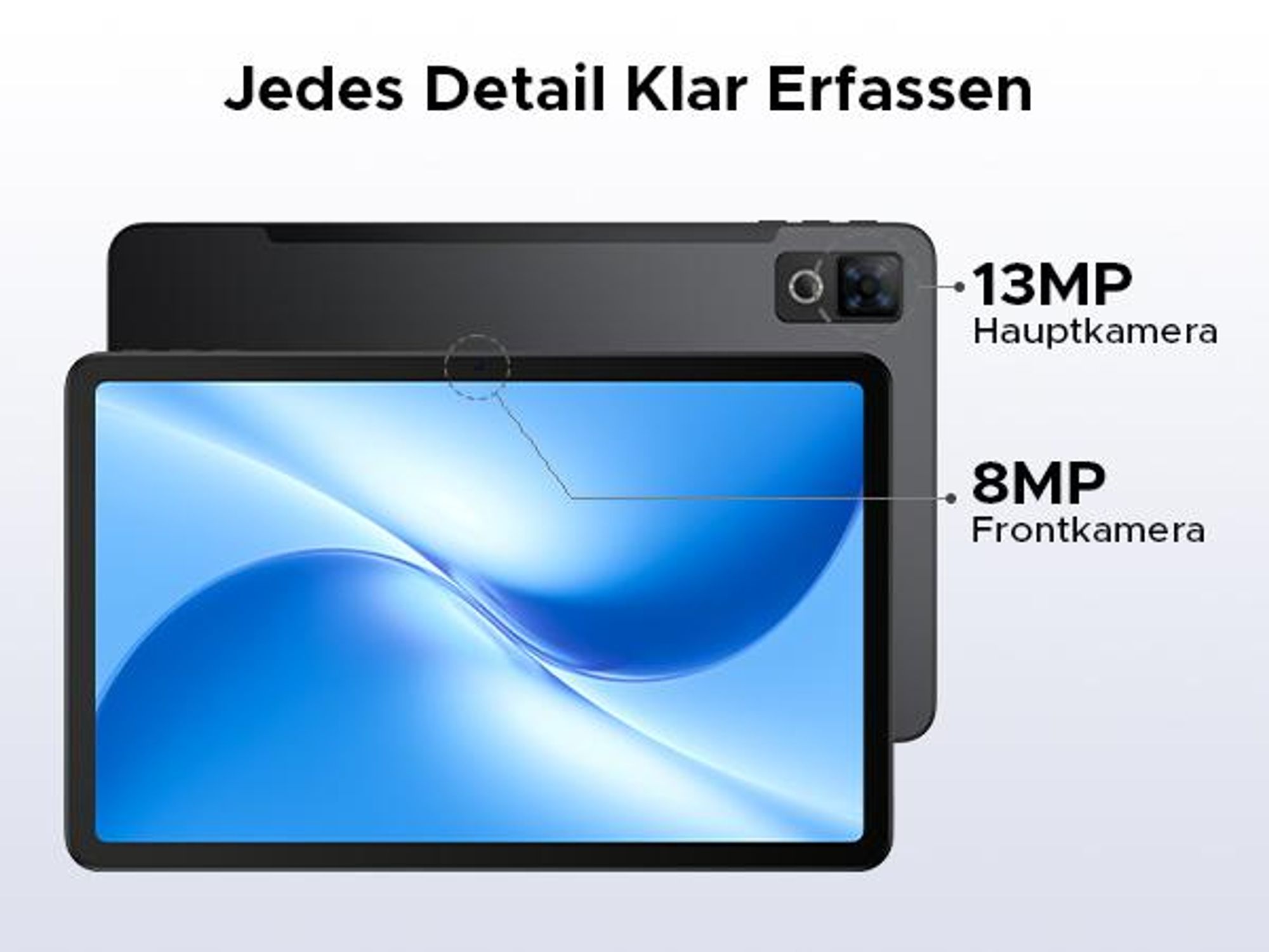 DOOGEE U12 Tablet Android 16, 12 Zoll, 24GB+128GB, 9000mAh, 90Hz – Bundle mit Schutzhülle, Bluetooth-Tastatur, Bluetooth-Maus, Schutzfolie und Eingabe
