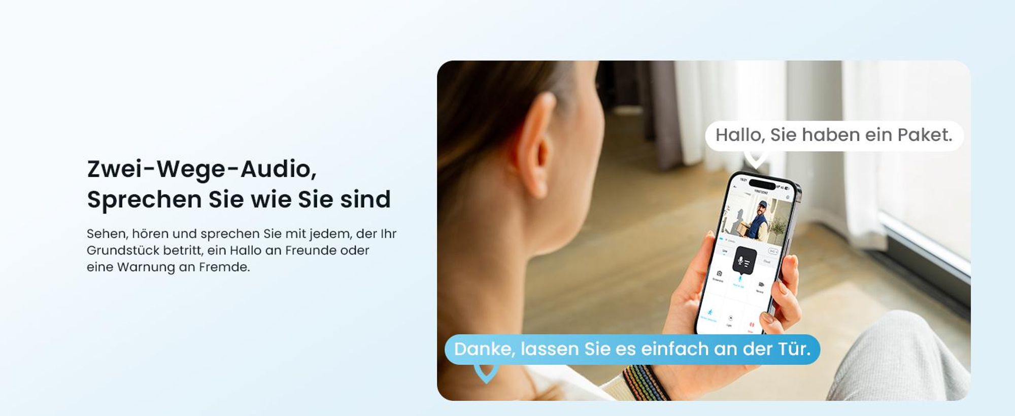 2K Überwachungskamera Aussen Solar, PTZ Kamera Überwachung Aussen Akku 2,4GHz WLAN Kamera mit PIR Bewegungsmelder